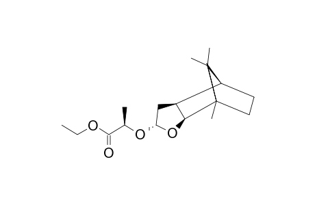 ETHYL-(2S-(2-ALPHA-(R*),3A-ALPHA,4-BETA,7-BETA,7A-ALPHA))-2-(OCTA-HYDRO-7,8,8-TRIMETHYL-4,7-METHANOBENZOFURAN-2-YLOXY)-PROPANOATE