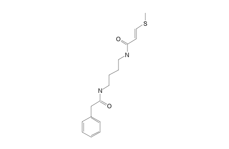 AGLAITHIODULINE;N-[N'-(E)-(3-METHYLTHIO-2-PROPENOYL)-4-AMINOBUTYL]-PHENYLACETAMIDE