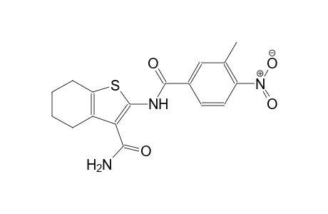 2-[(3-methyl-4-nitrobenzoyl)amino]-4,5,6,7-tetrahydro-1-benzothiophene-3-carboxamide