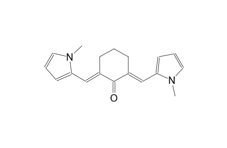 (2E,6E)-2,6-bis[(1-methyl-1H-pyrrol-2-yl)methylene]cyclohexanone