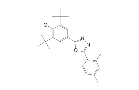 2,6-DI-TERT.-BUTYL-4-[5-(2,4-DIMETHYLPHENYL)-1,3,4-OXADIAZOL-2-YL]-PHENOL