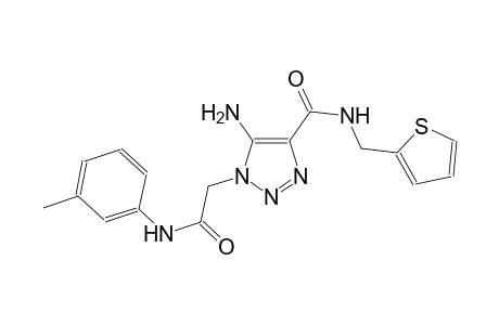 5-amino-1-[2-oxo-2-(3-toluidino)ethyl]-N-(2-thienylmethyl)-1H-1,2,3-triazole-4-carboxamide