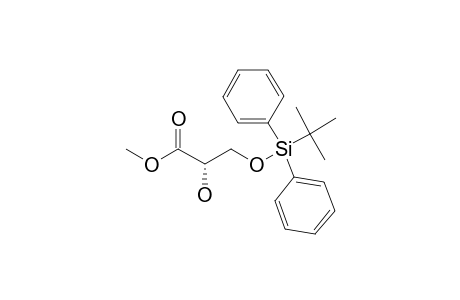 METHYL-(S)-2-HYDROXY-3-(TERT.-BUTYLDIPHENYLSILANOXY)-PROPIONATE