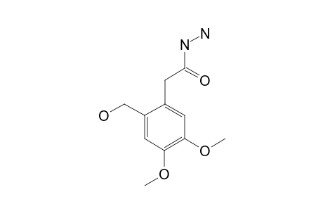 [4,5-DIMETHOXY-2-(HYDROXYMETHYL)PHENYL]ACETIC ACID, HYDRAZIDE