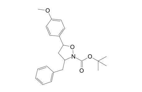 3-Benzyl-5-(p-methoxyphenyl)-2-(tert-butoxycarbonyl)isoxazolidine