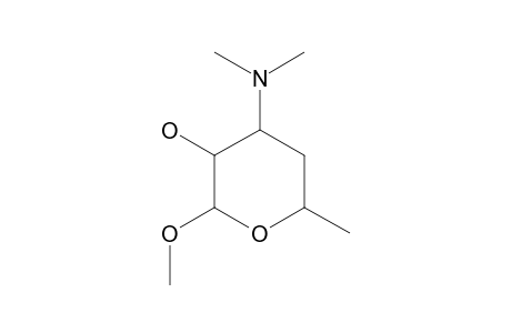 METHYL 3,4,6-TRIDEOXY-3-(DIMETHYLAMINO) beta(D) XYLOHEXOPYRANOSIDE