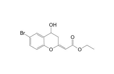 (E)-ethyl 2-(6-bromo-4-hydroxychroman-2-ylidene)acetate