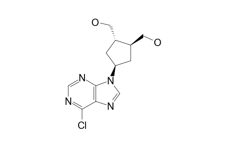 (+/-)-(1-BETA,2-ALPHA,4-BETA)-4-(6-CHLORO-9H-PURIN-9-YL)-1,2-CYCLOPENTANEDIMETHANOL