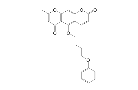 2,6-Dihydro-8-methyl-5-(4-phenoxybutoxy)pyrano[3,2-g][1]benzopyran-2,6-dione