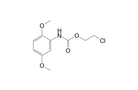 2,5-dimethoxycarbanilic acid, 2-chloroethyl ester