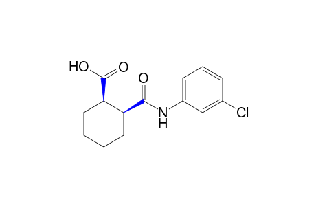 cis-2-[(m-chlorophenyl)carbamoyl]cyclohexanecarboxylic acid