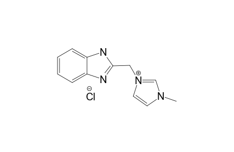 1-METHYL-3-(1H-BENZIMIDAZOL-2-YL-METHYL)-IMIDAZOLIUM-CHLORIDE