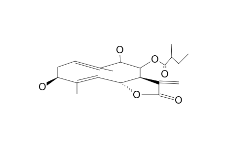 GERMACRA-1(10),4,11(13)-TRIEN-12,6-A-OLIDE,3-B,9-DIHYDROXY-8-B-(2'-METHYLBUTANOYLOXY)