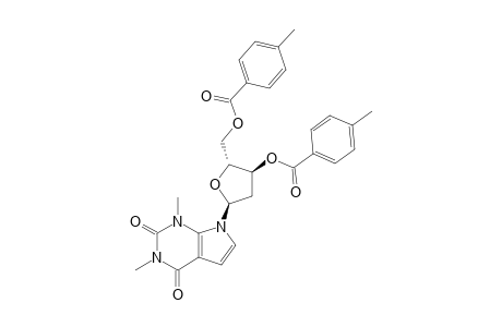 7-[2'-DEOXY-3',5'-DI-O-(PARA-TOLUOYL)-ALPHA-D-ERYTHROPENTOFURANOSYL]-1,3-DIMETHYLPYRROLO-[2,3-D]-PYRIMIDINE-2,4-DIONE