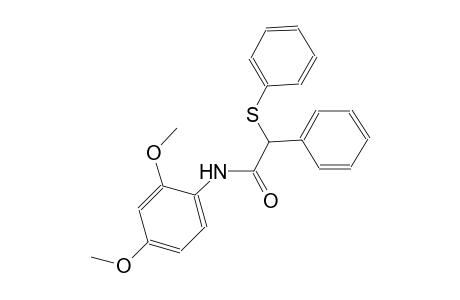 N-(2,4-dimethoxyphenyl)-2-phenyl-2-(phenylsulfanyl)acetamide