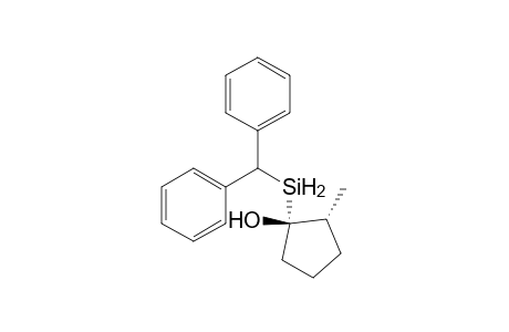 trans-1-(Diphenylmethylsilyl)-2-methylcyclopentanol