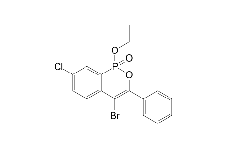 7-Chloro-1-ethoxy-3-phenyl-4-bromobenzo[c][1,2]oxaphosphinine 1-oxide