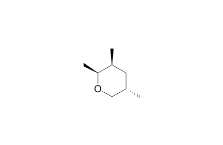 R-2,CIS-3,TRANS-5-TRIMETHYLTETRAHYDROPYRAN,(EQU,AX,EQU)