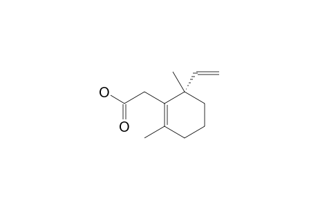 (6-S)-2-(2,6-DIMETHYL-6-VINYLCYCLOHEX-1-ENYL)-ACETIC_ACID