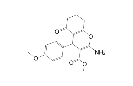 methyl 2-amino-4-(4-methoxyphenyl)-5-oxo-5,6,7,8-tetrahydro-4H-chromene-3-carboxylate