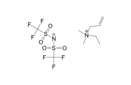 ALLYLDIMETHYLETHYLAMMONIUM-BIS-(TRIFLUOROMETHANESULFONYL)-IMIDE;[AEMM]-AM-TFSI