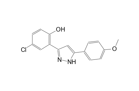 4-chloro-2-[5-(4-methoxyphenyl)-1H-pyrazol-3-yl]phenol