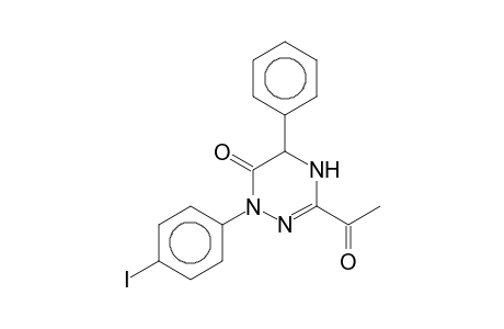 3-Acetyl-1-(4-iodophenyl)-5-phenyl-4,5-dihydro-1H-[1,2,4]triazin-6-one