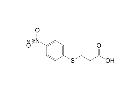 3-(4-Nitro-phenylsulfanyl)-propionic acid