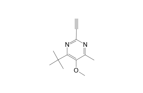 4-TERT.-BUTYL-2-ETHYNYL-5-METHOXY-6-METHYL-PYRIMIDINE