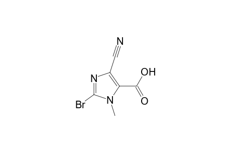 2-Bromo-4-cyano-1-methyl-5-imidazolecarboxylic acid