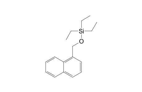 Triethyl(1-naphthalenylmethoxy)silane