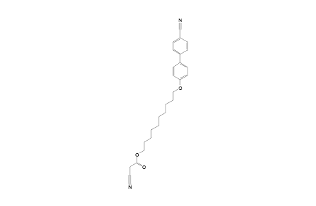 10-[(4'-CYANO-[1,1'-BIPHENYL]-4-YL)-OXY]-DECYL-2-CYANOACETATE