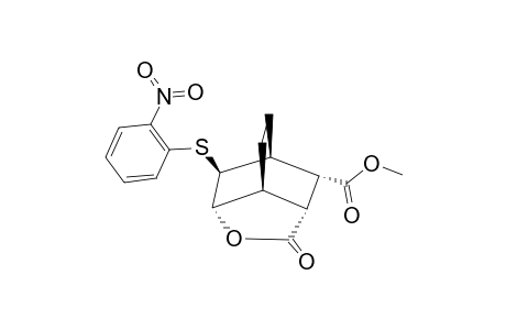 Methyl-(2sr, 10RS)-2-(2'-nitrophenylthio)-4-oxa-5-oxotricyclo-[4.3.1.0(3,7)]-decan-10-carboxylate