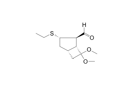 7,7-DIMETHOXY-2BETA-FORMYL-3ALPHA-ETHYLTHIOBICYCLO[3.2.0]HEPTANE