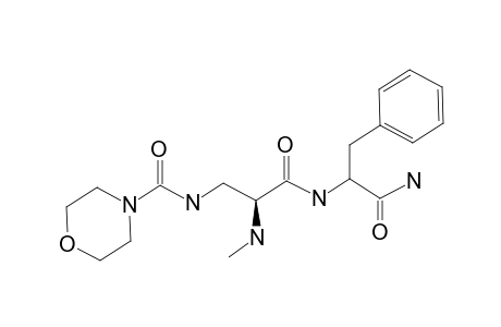 N(ALPHA)-METHYL-N(BETA)-(N-MORPHOLINYLCARBONYL)-L-2,3-DIAMINOPROPIONYL-L-PHENYLALANINE-AMIDE