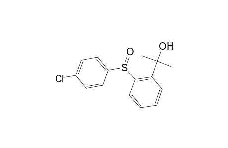 2-[2-(4-chlorophenyl)sulfinylphenyl]propan-2-ol