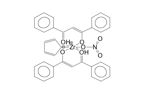 CYCLOPENTADIENYLBIS(DIBENZOYLMETHYL)ZIRCONIUM NITRATE