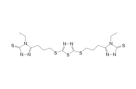 2,5-BIS-[(4-ETHYL-2,4-DIHYDRO-1,2,4-TRIAZOL-3-THIONE-5-YL)-PROPYLTHIO]-1,2,4-TRIAZOLE