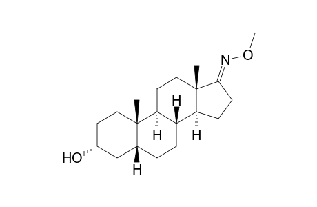 5.BETA.-ANDROSTAN-3.ALPHA.-OL-17-ONE(17-O-METHYLOXIME)