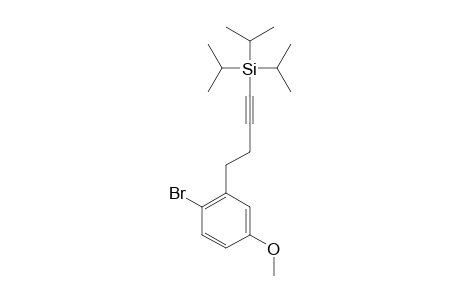 4-BROMO-3-[4-(TRIISOPROPYLSILYL)-3-BUTYNYL]-PHENYL-METHYLETHER