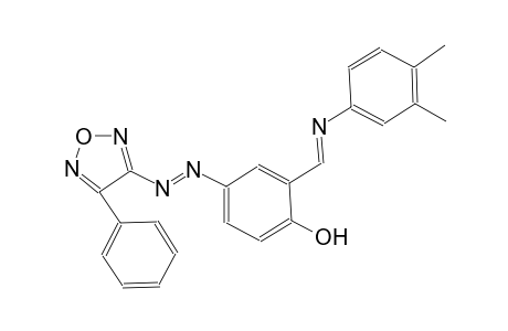 phenol, 2-[(E)-[(3,4-dimethylphenyl)imino]methyl]-4-[(E)-(4-phenyl-1,2,5-oxadiazol-3-yl)azo]-