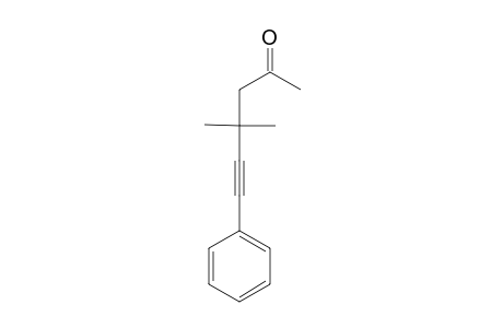 4,4-DIMETHYL-6-PHENYLHEX-5-YN-2-ONE