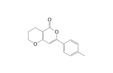 3,4-DIHYDRO-7-(4-METHYLPHENYL)-2H,5H-PYRANO-[4,3-B]-PYRAN-5-ON