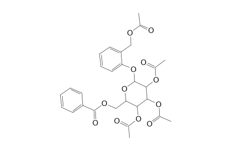 Populin, tetraacetate