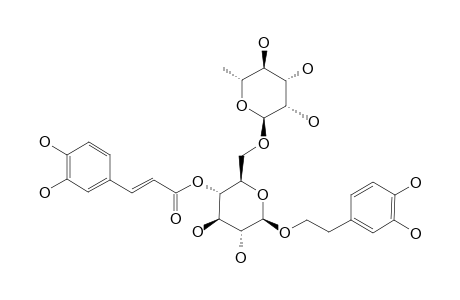 FORSYTHOSIDE-A;BETA-(3,4-DIHYDROXYPHENYL)-ETHYL-O-ALPHA-L-RHAMNOPYRANOSYL-(1->6)-4-O-CAFFEOYL-BETA-D-GLUCOPYRANOSIDE