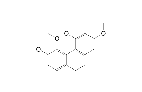 CALANPHENANTHRENE_A;4,6-DIHYDROXY-2,5-DIMETHOXY-9,10-DIHYDROPHENANTHRENE