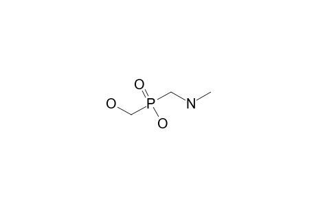 HYDROXYMETHYL-((METHYLAMINO)-METHYL)_PHOSPHINIC_ACID