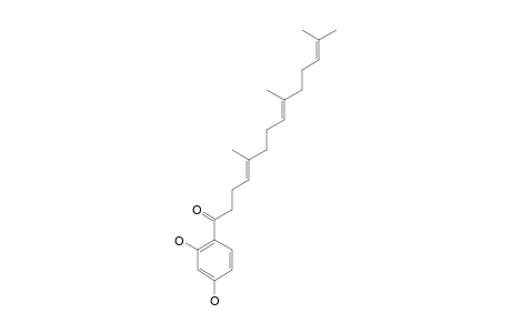 1-(2,4-DIHYDROXYPHENYL)-5,9,13-TRIMETHYL-4E,8E,12-TETRADECATRIEN-1-ONE