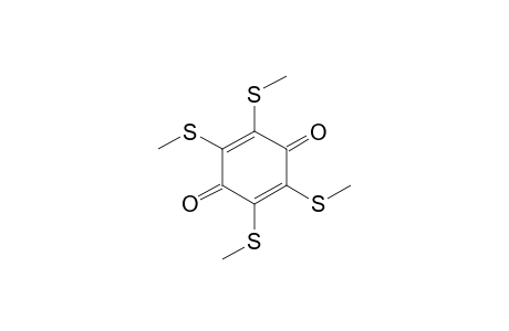 2,5-Cyclohexadiene-1,4-dione, 2,3,5,6-tetrakis(methylthio)-