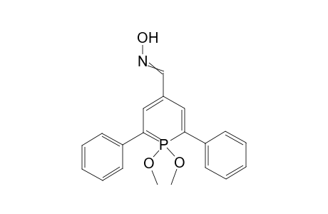 1,1-Dimethoxy-2,6-diphenyl-1lambda5-phosphinine-4-carbaldehyde oxime